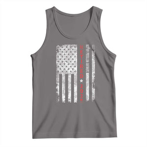 Retired 2025 Tank Top Vintage Old American Flag TS10 Deep Heather Print Your Wear