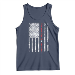Retired 2025 Tank Top Vintage Old American Flag TS10 Navy Print Your Wear