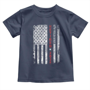 Retired 2025 Toddler T Shirt Vintage Old American Flag TS10 Navy Print Your Wear