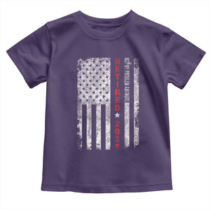 Retired 2025 Toddler T Shirt Vintage Old American Flag TS10 Purple Print Your Wear