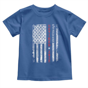 Retired 2025 Toddler T Shirt Vintage Old American Flag TS10 Royal Blue Print Your Wear