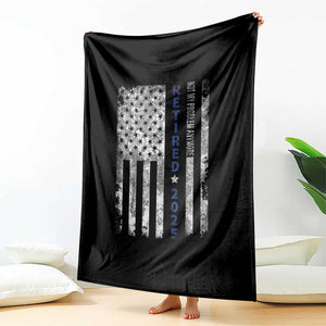 Retired 2025 Throw Blanket Not My Problem Anymore Vintage American Flag TS10 Print Your Wear