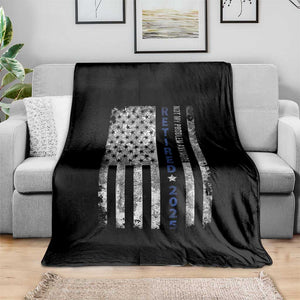 Retired 2025 Throw Blanket Not My Problem Anymore Vintage American Flag TS10 Print Your Wear