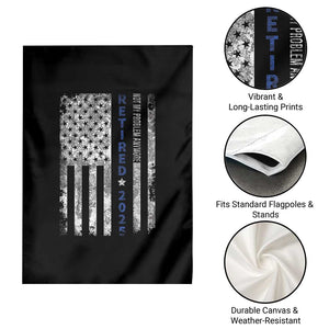 Retired 2025 Garden Flag Not My Problem Anymore Vintage American Flag TS10 Print Your Wear