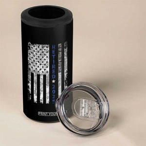 Retired 2025 4 in 1 Can Cooler Tumbler Not My Problem Anymore Vintage American Flag TS10 Print Your Wear