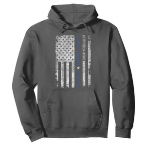 Retired 2025 Hoodie Not My Problem Anymore Vintage American Flag TS10 Dark Heather Print Your Wear