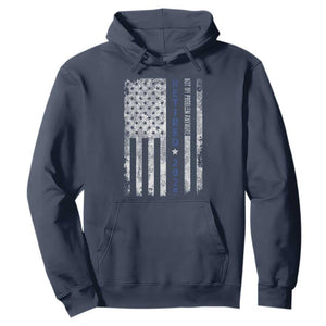 Retired 2025 Hoodie Not My Problem Anymore Vintage American Flag TS10 Navy Print Your Wear