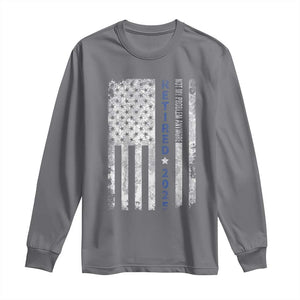 Retired 2025 Long Sleeve Shirt Not My Problem Anymore Vintage American Flag TS10 Charcoal Print Your Wear