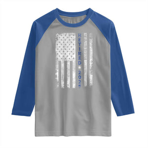 Retired 2025 Raglan Shirt Not My Problem Anymore Vintage American Flag TS10 Sport Gray Royal Print Your Wear