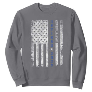 Retired 2025 Sweatshirt Not My Problem Anymore Vintage American Flag TS10 Charcoal Print Your Wear