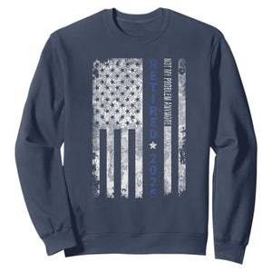 Retired 2025 Sweatshirt Not My Problem Anymore Vintage American Flag TS10 Navy Print Your Wear