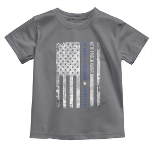 Retired 2025 Toddler T Shirt Not My Problem Anymore Vintage American Flag TS10 Charcoal Print Your Wear