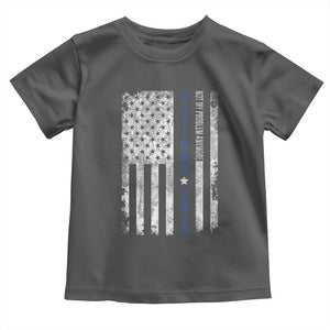 Retired 2025 Toddler T Shirt Not My Problem Anymore Vintage American Flag TS10 Dark Heather Print Your Wear