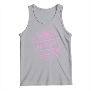 Retired Est 2025 Tank Top Not My Problem Anymore Vintage Pink Retirement Gifts TS10 Athletic Heather Print Your Wear