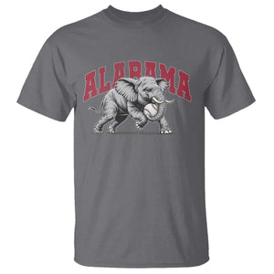 Alabama Fan T Shirt Baseball Bama Mascot Game Day TS10 Charcoal Print Your Wear
