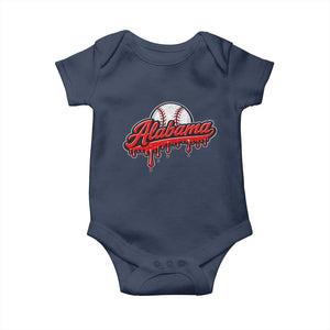 Alabama Baseball Baby Onesie Bama Sports Team Game Day TS10 Navy Print Your Wear