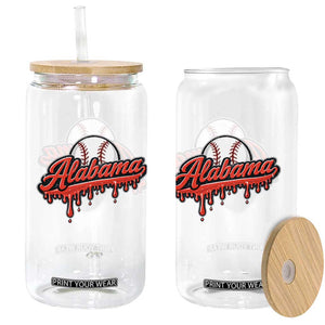 Alabama Baseball Glass Can Bama Sports Team Game Day TS10 Print Your Wear