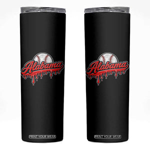 Alabama Baseball Skinny Tumbler Bama Sports Team Game Day TS10 Black Print Your Wear