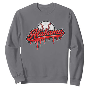 Alabama Baseball Sweatshirt Bama Sports Team Game Day TS10 Charcoal Print Your Wear