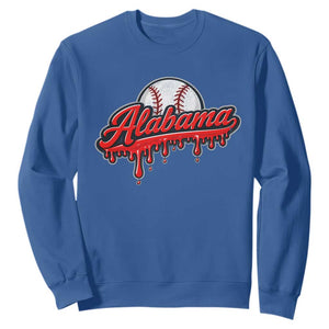 Alabama Baseball Sweatshirt Bama Sports Team Game Day TS10 Royal Blue Print Your Wear