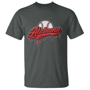Alabama Baseball T Shirt Bama Sports Team Game Day TS10 Dark Heather Print Your Wear