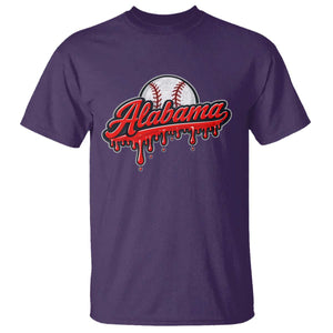 Alabama Baseball T Shirt Bama Sports Team Game Day TS10 Purple Print Your Wear