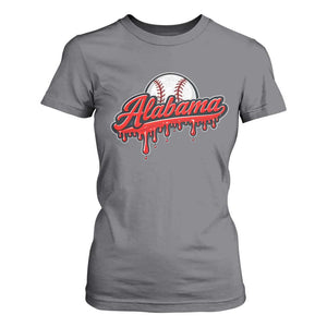 Alabama Baseball T Shirt For Women Bama Sports Team Game Day TS10 Charcoal Print Your Wear