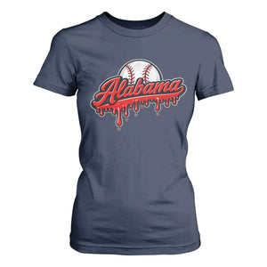 Alabama Baseball T Shirt For Women Bama Sports Team Game Day TS10 Navy Print Your Wear