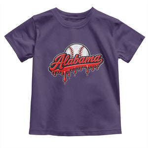 Alabama Baseball Toddler T Shirt Bama Sports Team Game Day TS10 Purple Print Your Wear