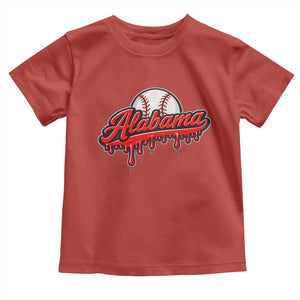 Alabama Baseball Toddler T Shirt Bama Sports Team Game Day TS10 Red Print Your Wear