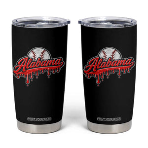 Alabama Baseball Tumbler Cup Bama Sports Team Game Day TS10 Black Print Your Wear
