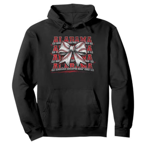 Alabama Fan Hoodie Vintage Bama Baseball Coquette Bow Women Girls Kids TS10 Black Print Your Wear