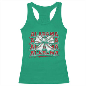 Alabama Fan Racerback Tank Top Vintage Bama Baseball Coquette Bow Women Girls Kids TS10 Irish Green Print Your Wear