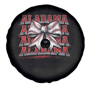 Alabama Fan Spare Tire Cover Vintage Bama Baseball Coquette Bow Women Girls Kids TS10 Print Your Wear