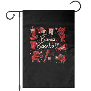Alabama Baseball Garden Flag Cute Trendy Bama Fan Game Day Doodle TS10 Black Print Your Wear