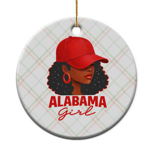 Vintage Alabama Girl Ceramic Ornament Bama Fan Black Women Sports Lover TS10 1pc Christmas Plaid Print Your Wear