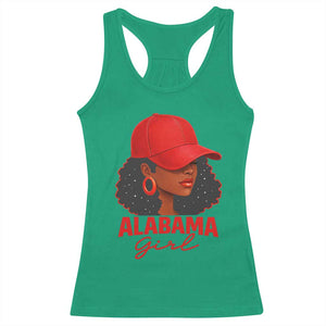 Vintage Alabama Girl Racerback Tank Top Bama Fan Black Women Sports Lover TS10 Irish Green Print Your Wear