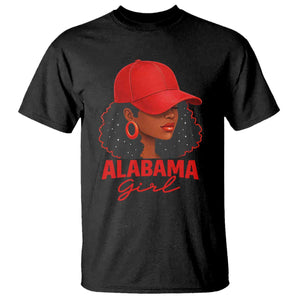 Vintage Alabama Girl T Shirt Bama Fan Black Women Sports Lover TS10 Black Print Your Wear