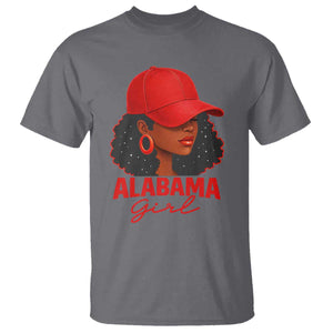 Vintage Alabama Girl T Shirt Bama Fan Black Women Sports Lover TS10 Charcoal Print Your Wear