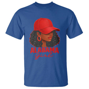 Vintage Alabama Girl T Shirt Bama Fan Black Women Sports Lover TS10 Royal Blue Print Your Wear