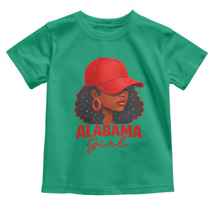 Vintage Alabama Girl Toddler T Shirt Bama Fan Black Women Sports Lover TS10 Irish Green Print Your Wear