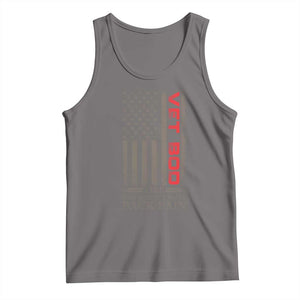 Vet Bod Tank Top Funny Veteran Like Dad Bod But More Back Pain US Flag TS10 Deep Heather Print Your Wear