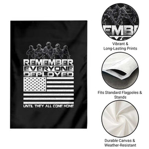 R.E.D Friday Garden Flag Remember Everyone Deployed Military US Flag TS10 Print Your Wear