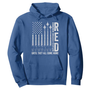 RED Friday Remember Everyone Deployed Hoodie Military American Flag TS10 Royal Blue Print Your Wear