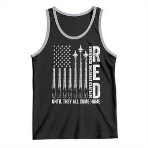 RED Friday Remember Everyone Deployed Tank Top Military American Flag TS10 Black Athletic Heather Print Your Wear