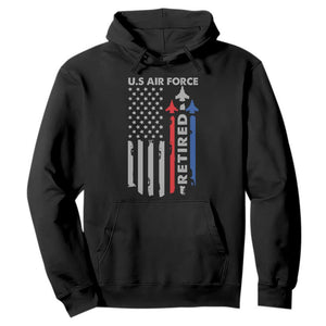 Veteran US Air Force Hoodie Vintage USA Flag Veterans TS10 Black Print Your Wear
