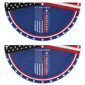 Veteran US Air Force Patriotic Fan Flag Vintage USA Flag Veterans