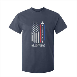 Air Force Veteran T Shirt For Kid Vintage US Flag TS10 Navy Print Your Wear