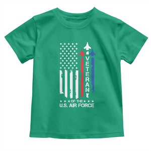 Air Force Veteran Toddler T Shirt Vintage US Flag TS10 Irish Green Print Your Wear