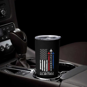 Air Force Veteran Tumbler Cup Vintage US Flag TS10 Print Your Wear